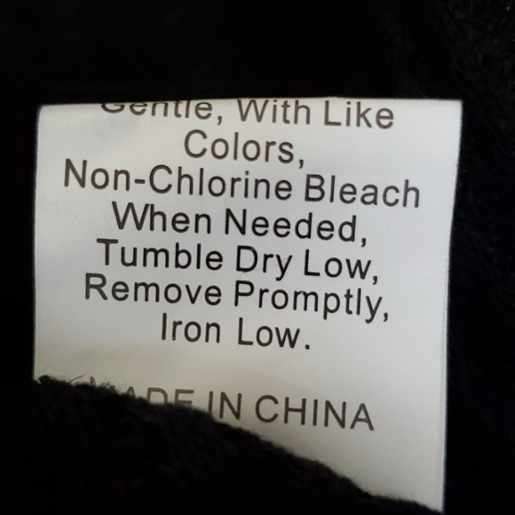 NWT Dressfo Black Peasant Style Long Sleeve Pullover Top S - Picture 8 of 12